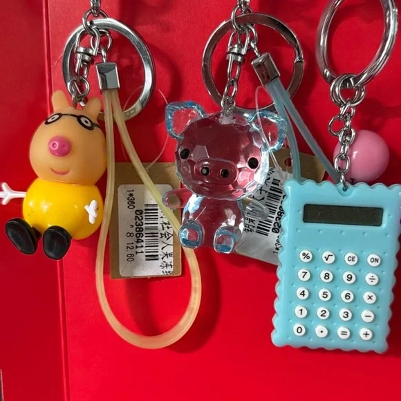 Colorful Cartoon Keychain Set - Picture 4 of 5